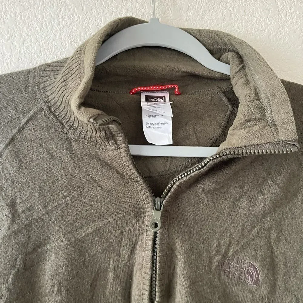 The north face‎ wool blend half zip sweater